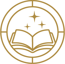 Logo Simple Éditions Etherias doré, maison d'édition univers et fantasy