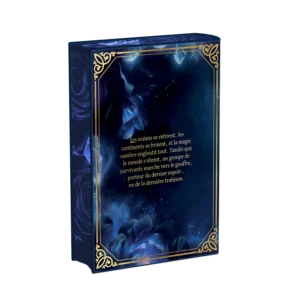 Arrière livre relié éthéré Au bord des Abîmes, Éditions Etherias