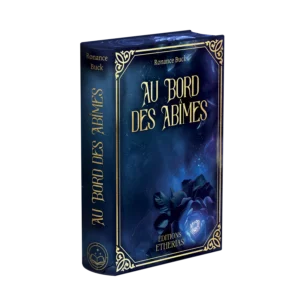 Couverture livre relié éthéré Au bord des Abîmes, Éditions Etherias