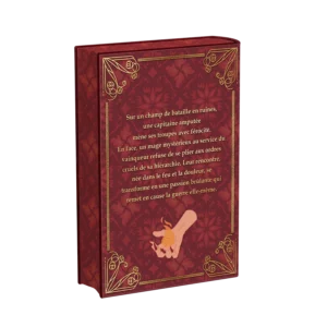 Arrière livre relié éthéré Etreintes de Cendres, Éditions Etherias