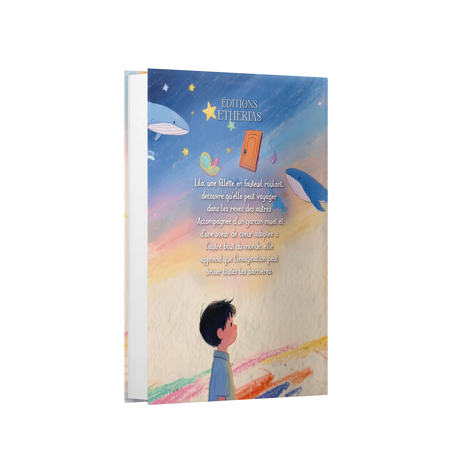 Arrière livre relié La Clé des Songes de Kara Lena, Éditions Etherias