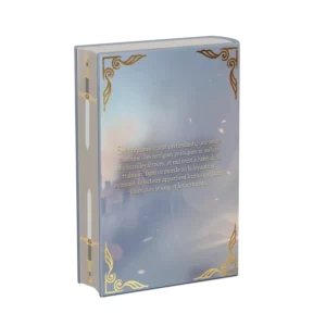 Arrière livre relié éthéré La Guerre des Sept Couronnes de Konner Drake, Éditions Etherias