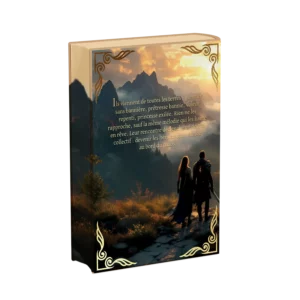 Arrière livre relié éthéré Le Chant des Hérauts de Harleen Ivy, Éditions Etherias