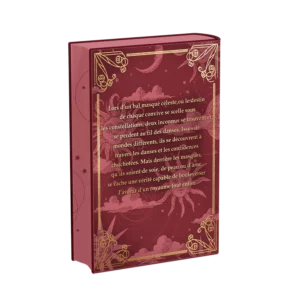 Arrière livre relié éthéré Le Masque des Étoiles, Éditions Etherias