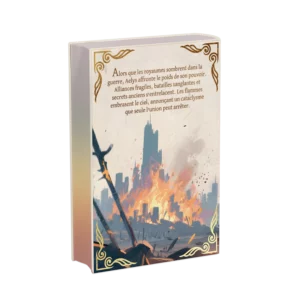 Arrière livre relié éthéré Les Chroniques d'Aelys Tome 2 de Jane Maxime, Éditions Etherias