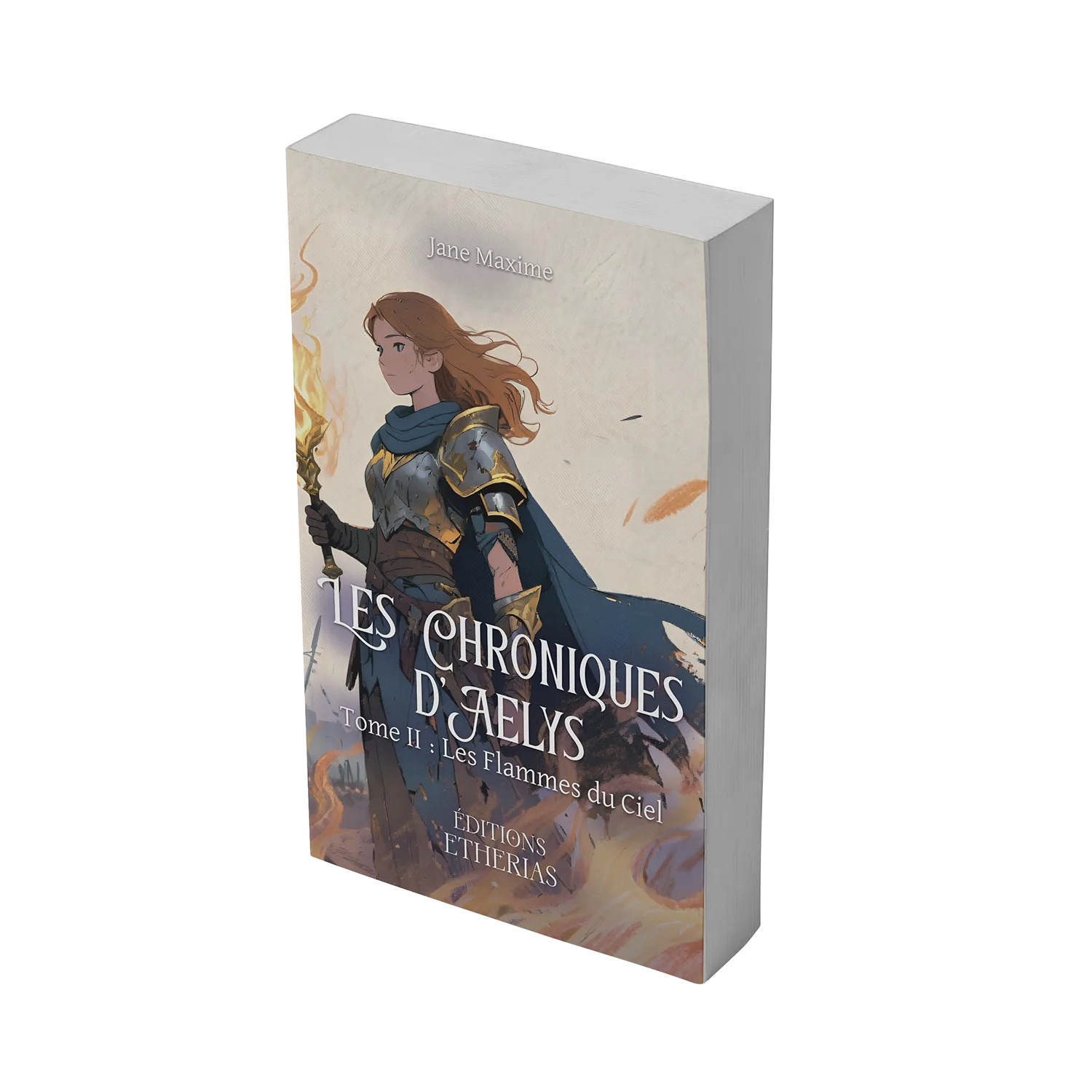 Couverture livre broché Les Chroniques d'Aelys Tome 2 de Jane Maxime, Éditions Etherias