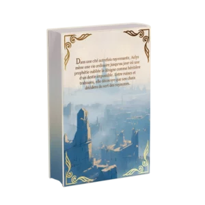 Arrière livre relié éthéré Les Chroniques d'Aelys Tome 1 de Jane Maxime, Éditions Etherias