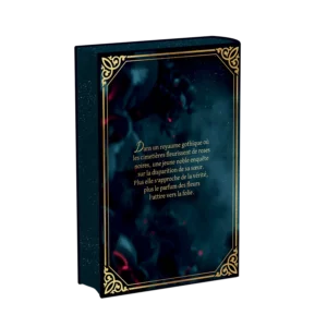 Arrière livre relié éthéré Les Fleurs du Tombeau, Éditions Etherias