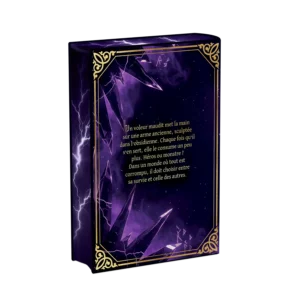 arrière livre relié éthéré Les Reliques d'Obsidienne, Éditions Etherias