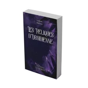 Couverture livre broché Les Reliques d'Obsidienne, Éditions Etherias