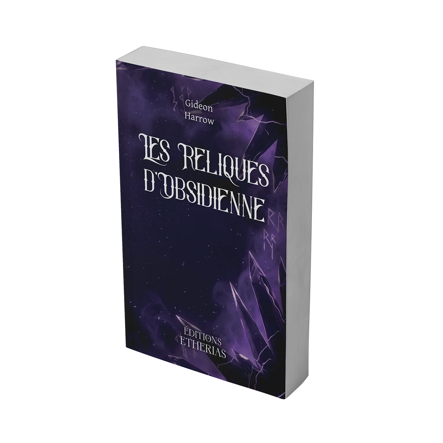 Couverture livre broché Les Reliques d'Obsidienne, Éditions Etherias