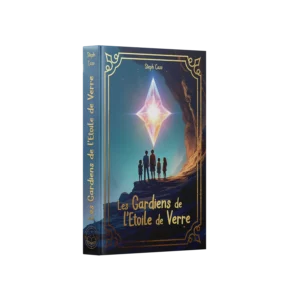 Couverture livre relié éthéré Les Gardiens de l'Étoile de Verre de Steph Cass, Éditions Etherias