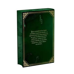 Arrière livre relié éthéré Litanies du Néant de Amber Price, Éditions Etherias