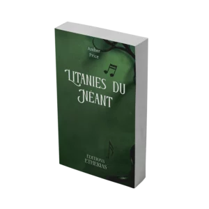 Couverture livre broché Litanies du Néant de Amber Price, Éditions Etherias