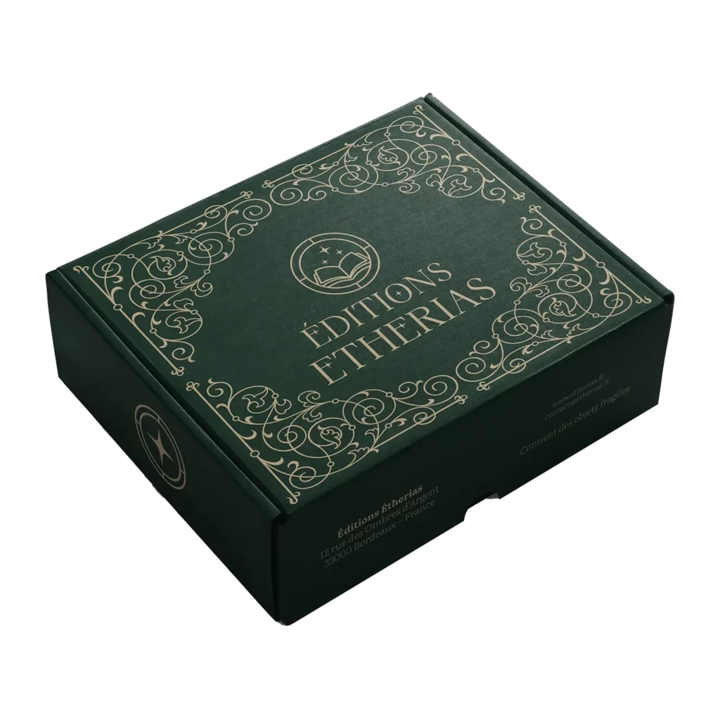 Box littéraire fermée Eclipsia d'Éditions Etherias, Collector, univers fantasy et imaginaire