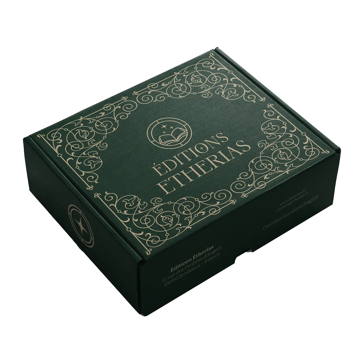 Box littéraire fermée Eclipsia d'Éditions Etherias, Collector, univers fantasy et imaginaire